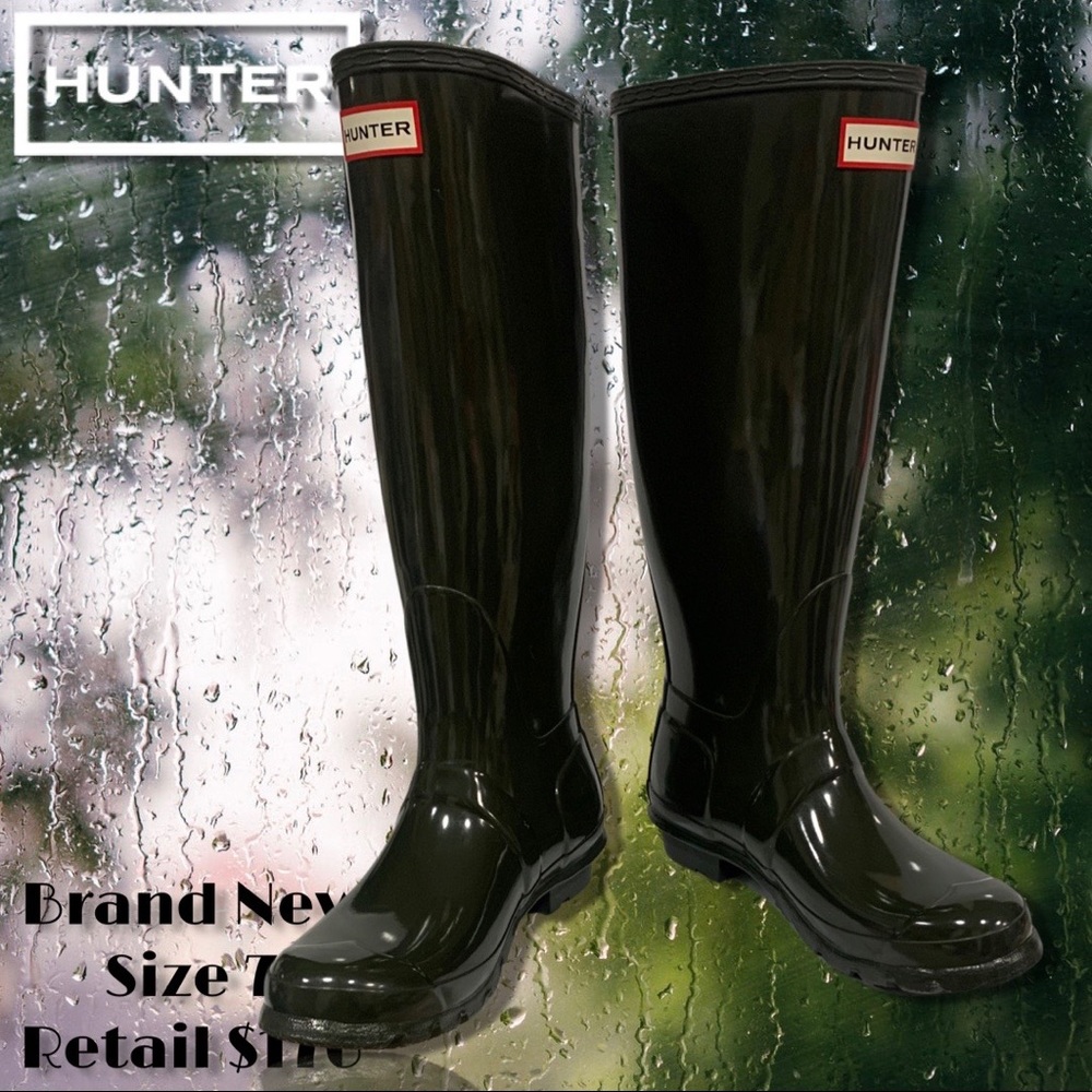 Hunter Women's Original Tall Gloss Rain Boots